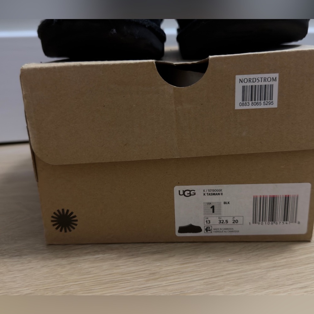 UGG Black Tasman II Slippers